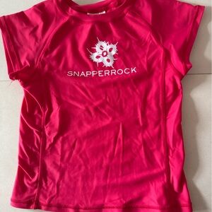 Snapper Rock Bright Red Swim Top